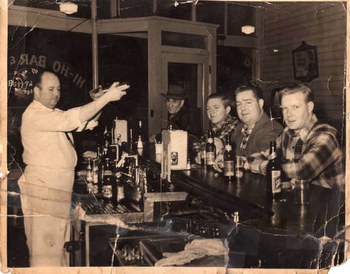 Bar area of Hi-Ho Bar & Grill in history.