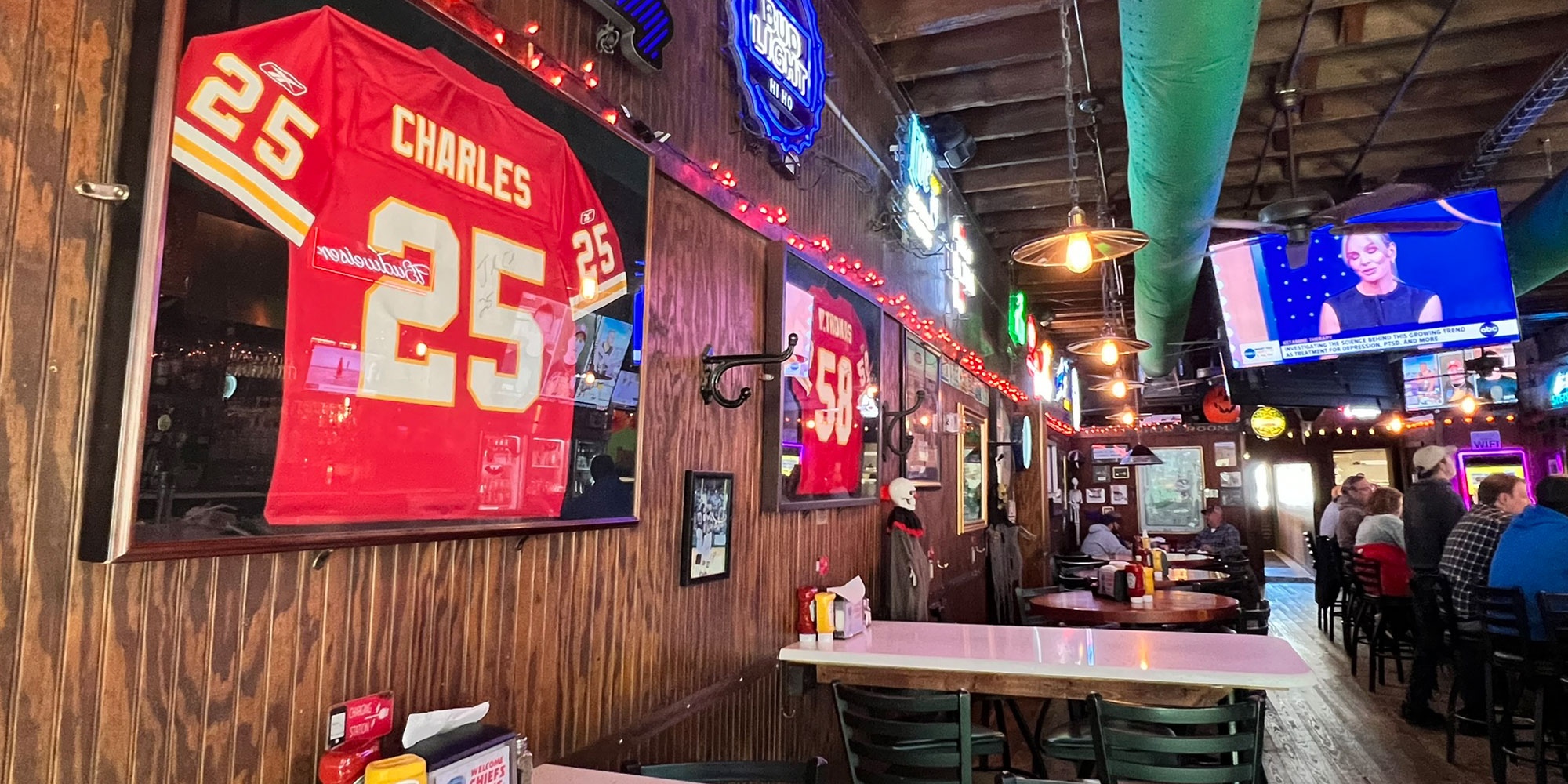 Bar Interior at Hi-Ho Bar and Grill.